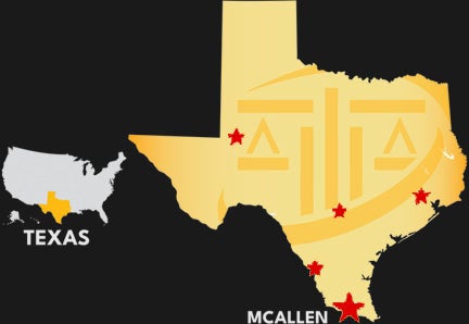 Texas-Map Almaraz Law Firm in McAllen TX
